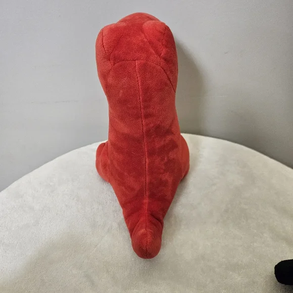 Disney Plush Trio - Black Mickey, Orange Tigger, Red Dinosaur - Picture 11 of 12